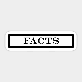 facts Sticker